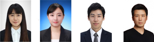 문준희 기초지원연 박사(왼쪽부터), 차함초롬 기초지원연 연구원, 심욱 전남대 교수, 최희채 독일 쾰른대 박사